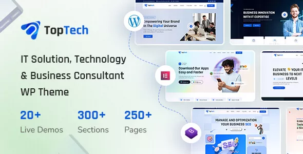 TopTech - SEO Marketing Agency & Technology WordPress Theme