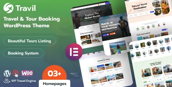 Travila - Travel & Tour Booking WordPress Theme