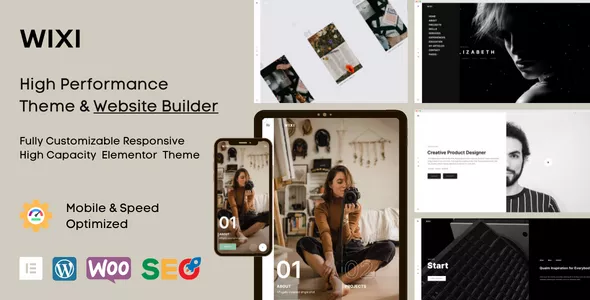 Wixi - Creative Agency Elementor WordPress Theme