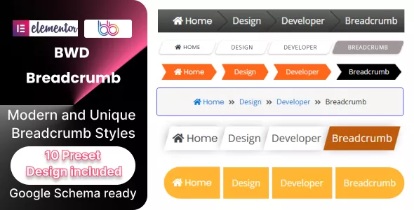 BWD Breadcrumb Addon for Elementor