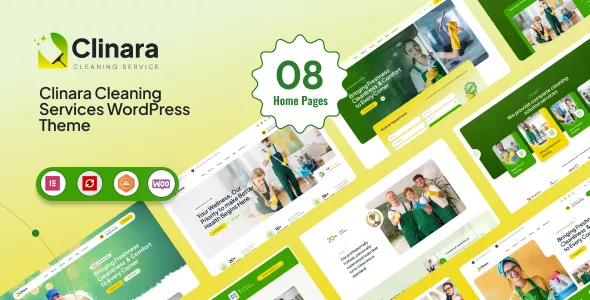 Clinara - Cleaning Services WordPress Theme