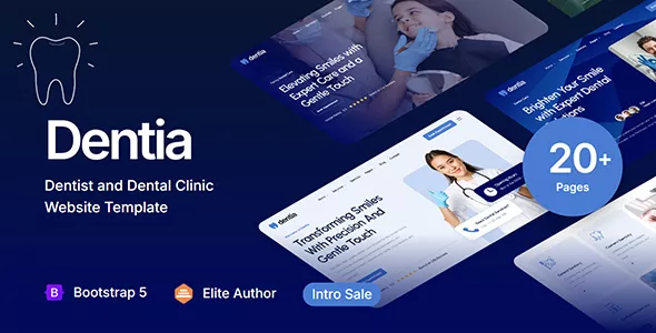 Dentia - Dentist & Dental Clinic WordPress Theme