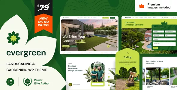 EverGreen - Landscaping Gardening WordPress Theme