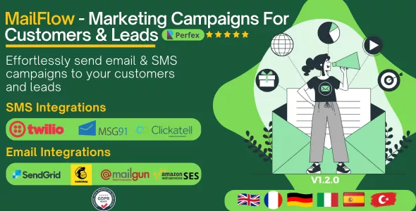 MailFlow - Customers & Leads Newsletter for Perfex CRM