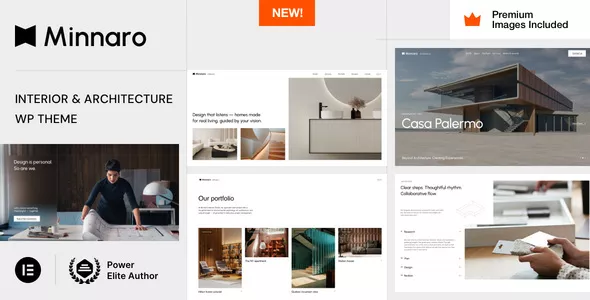 Minnaro - Interior Design and Architecture WordPress Theme