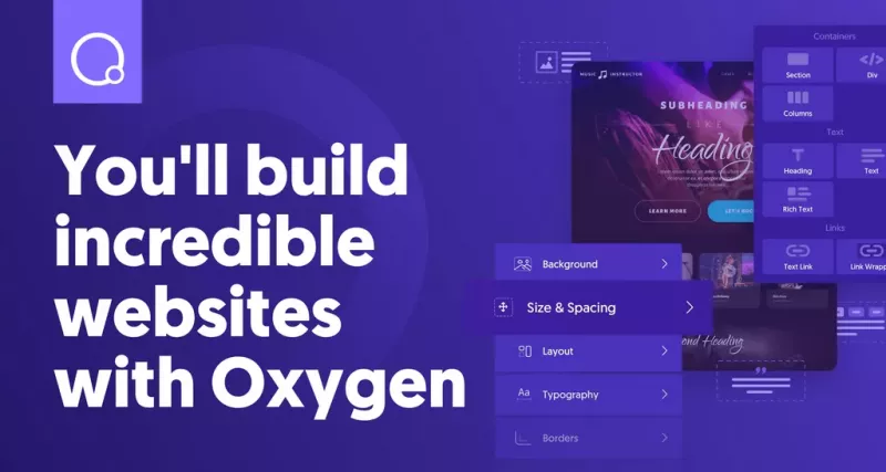 Oxygen Builder - Ultimate Visual Site Builder for WordPress & WooCommerce