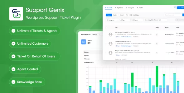 Support Genix - WordPress Support Ticket Plugin