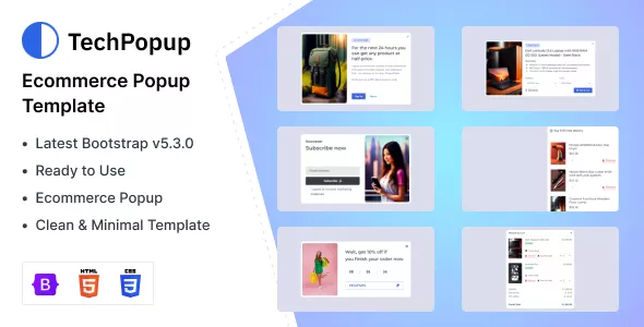 TechPopup - Ecommerce Popup HTML Template