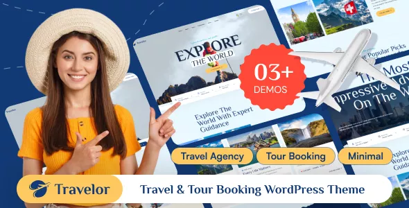 Travelor - Travel & Tour Booking WordPress Theme