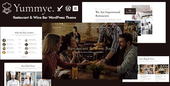 Yummye - Restaurant & Wine Bar Template