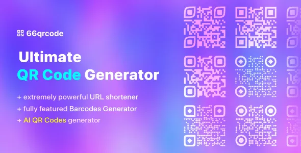 66qrcode - Ultimate QR Code Generator & URL Shortener (SAAS)