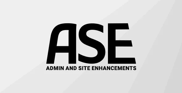 Admin and Site Enhancements (ASE) Pro