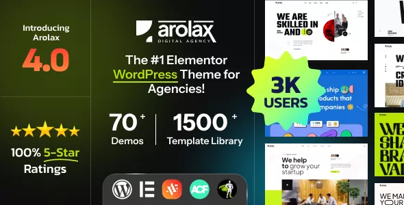 Arolax - Creative Digital Agency Theme