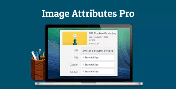 Auto Image Attributes Pro - Bulk Update WordPress Image Title