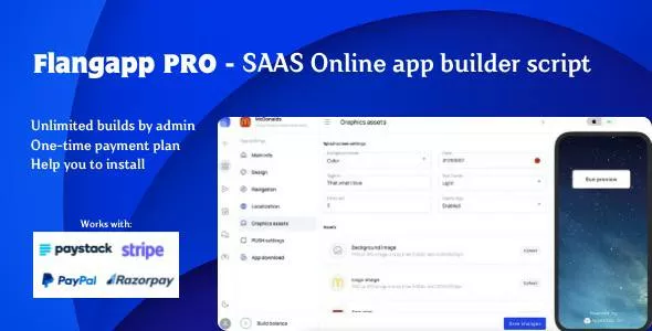 Flangapp - SAAS Online App Builder from Website