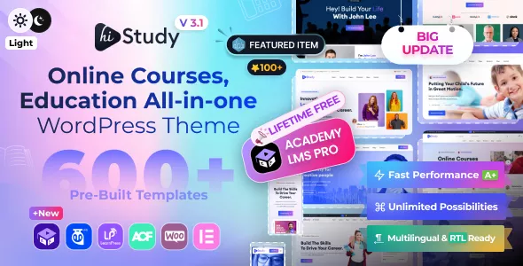 HiStudy - Education WordPress Theme
