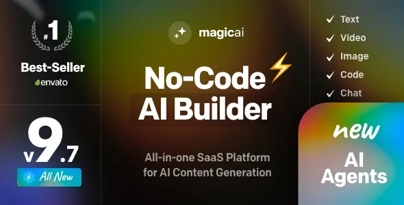 MagicAI - OpenAI Content, Text, Image, Chat, Code Generator as SaaS