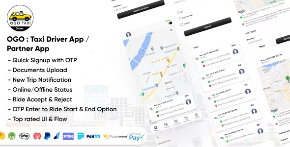 OGO - Taxi Driver App / Partner App