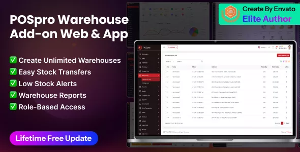 POSpro - Warehouse Add-on for Web