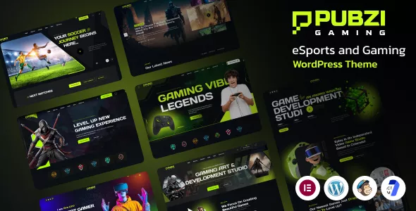 Pubzi - eSports and Gaming WordPress Theme