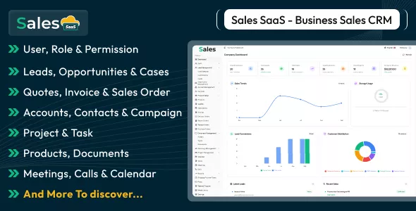 Salesy SaaS - Business Sales CRM