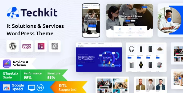 Techkit - Technology & IT Solutions WordPress Theme