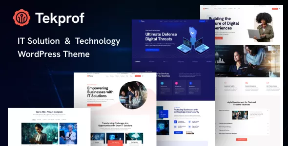Tekprof - IT Solution & Technology Elementor WordPress Theme