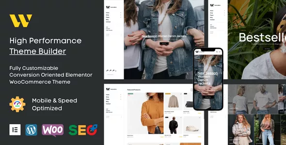 Wooma - Fashion Store Ecommerce Elementor Theme