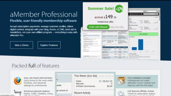 aMember Pro - Flexible, User Friendly Membership Software