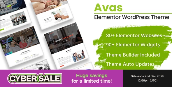 Avas - Elementor MultiPurpose WordPress Theme