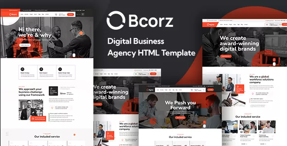 Bcorz - Digital Agency HTML Template