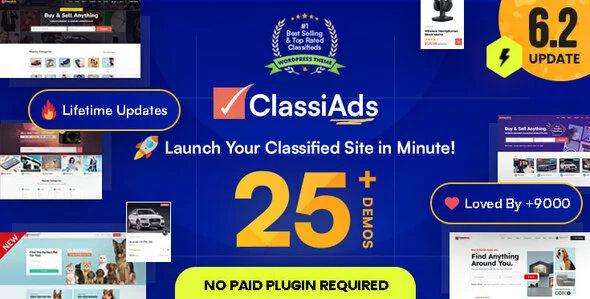 Classiads - Classified Ads WordPress Theme