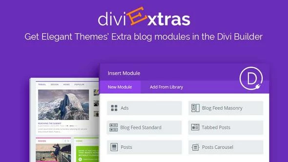 Divi Extras - Adds 7 New Post Modules