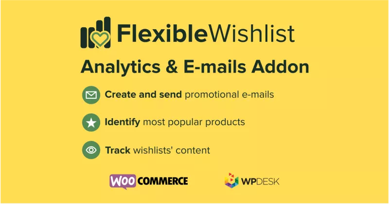 Flexible Wishlist Pro - Analytics & Emails