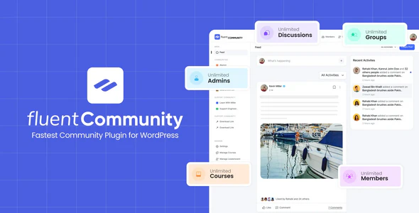 Fluent Community Pro - Fastest WordPress Community Plugin