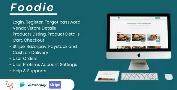 Foodie - A Laravel Food Delivery Web App