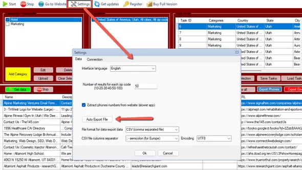 Google Bing Search Data Extractor Pro