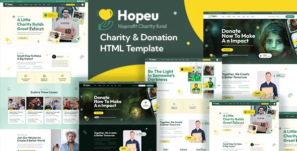 Hopeu - Charity & Donation HTML Template