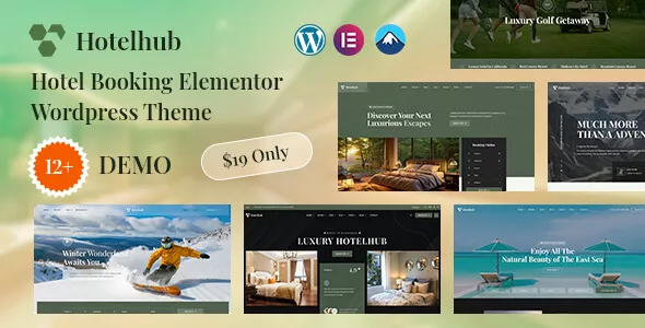 Hotelhub - Luxury & Resort Booking WordPress Theme