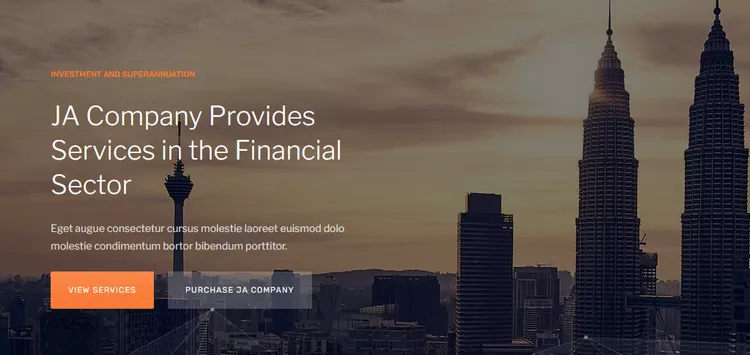 JA Company - Corporate Business Joomla Template