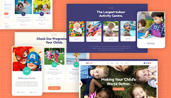 JA Kids Corner - Creative Joomla Template for Kindergarten and Kids Play Center