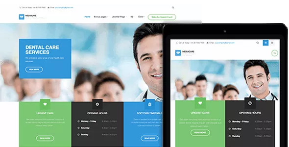 JA Medicare - Responsive Joomla Template for Hospitals and Clinics