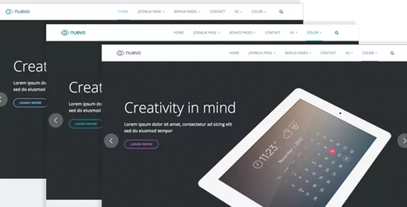 JA Nuevo - Responsive Joomla Template for App and Services