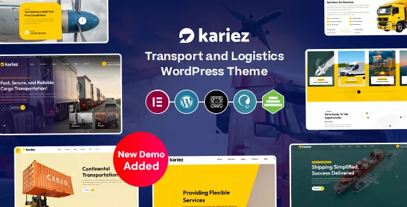 Kariez - Transportation & Logistics WordPress Theme