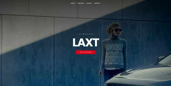 Laxt - Under Construction / Coming Soon Template