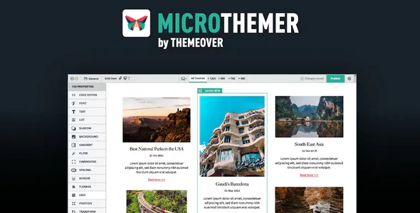 Microthemer Pro - The Best WordPress CSS Editor for Page Speed