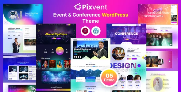 Pixvent - Event and Conference WordPress Theme