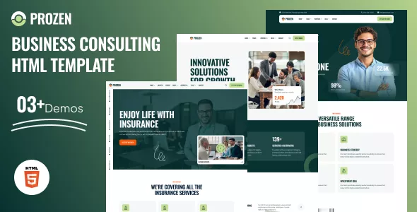 Prozen - Business Consulting HTML Template
