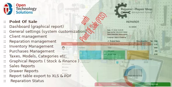 Repairer - Repair Shop Management System with Point Of Sale