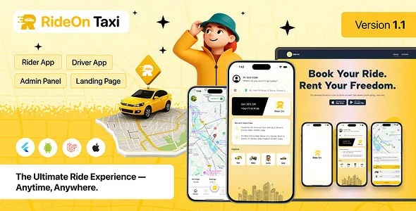 RideOn Taxi - Complete Taxi Booking Solution
